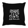 rusty motorcycles Throw Pillow