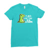 sad t rex Ladies Fitted T-Shirt