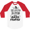 You Cant Scare Me I am Biker Pawpaw 3/4 Sleeve Shirt