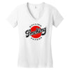 rolling papers smoking college retro stoner Women's V-Neck T-Shirt