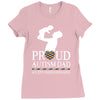 proud Autism dad Ladies Fitted T-Shirt