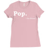 pop Ladies Fitted T-Shirt