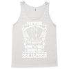 Never Underestimate Dog Rescuer Who Was Born September Tank Top