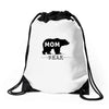 mommy bear Drawstring Bags