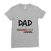 dad loading Ladies Fitted T-Shirt