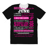 quens are born in june All Over Women's T-shirt