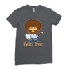 hello tree Ladies Fitted T-Shirt