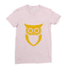 owl  (10) Ladies Fitted T-Shirt