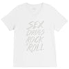sex drugs rock n roll V-Neck Tee