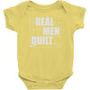 real men quilt Baby Onesie