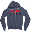 nuon game system talk Zipper Hoodie