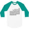 questionable table of elements 3/4 Sleeve Shirt