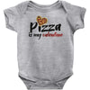 pizza is my valentine 56 Baby Bodysuit