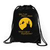 i drive a stick   halloween superpower Drawstring Bags