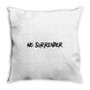 no surrender Throw Pillow