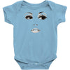 girl eye face Baby Onesie