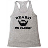 mens beard Racerback Tank