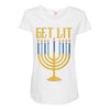 get lit Maternity Scoop Neck T-shirt