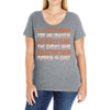 be a strong woman for halloween! Ladies Curvy T-Shirt