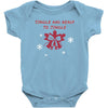happy holidays Baby Bodysuit