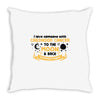 I Love Someone With Childhood Cancer To The Moon And Back To Infinity Throw Pillow