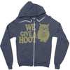 we give a hoot Zipper Hoodie