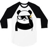 panda bear 3/4 Sleeve Shirt