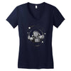 space Women's V-Neck T-Shirt