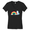 tasty rainbow Women's V-Neck T-Shirt