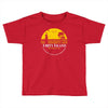 amity island jaws inspired movie shark printed Toddler T-shirt