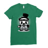 steampunk panda Ladies Fitted T-Shirt