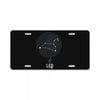 Leo Zodiac Sign Minimal Design License Plate