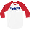 blue grass t shirt country music shirt cool tshirt harmonica banjo shi 3/4 Sleeve Shirt