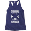 people should not be afraid of their governments Racerback Tank
