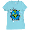 oiseau en colere Ladies Fitted T-Shirt