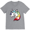 rainbow unicorn V-Neck Tee