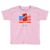 bacon american flag dab Toddler T-shirt