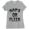 naps on fleek girls Ladies Fitted T-Shirt