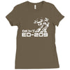 robocop inspired ed 209 Ladies Fitted T-Shirt