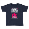 Donna And Dynamos White Letter Toddler T-shirt