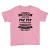 Super Cool Pop Pop Of A Freaking Awesome Granddaughter Youth Tee