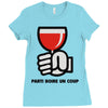 party a drink Ladies Fitted T-Shirt