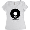 i miss you Women's Triblend Scoop T-shirt