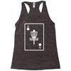 disc golf ace card target chains frisbee basket Racerback Tank