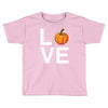 love pumpkin Toddler T-shirt