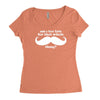 am i too late for that mustache thing Women's Triblend Scoop T-shirt