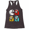 pac skull copy Racerback Tank