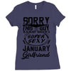 This Guy Is Taken By A Super Sexy January Girlfriend Ladies Fitted T-Shirt