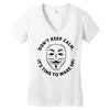 anonymous Women's V-Neck T-Shirt