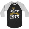 kings are born in 1973 3/4 Sleeve Shirt